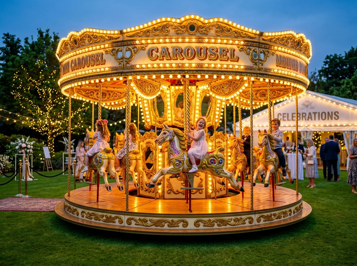 Vintage Kiddie Carousel
