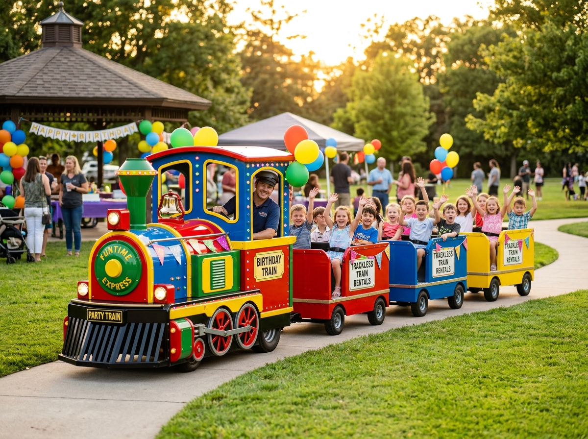 Electric Trackless Party Train
